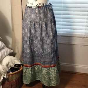 Sundance Cotton maxi skirt